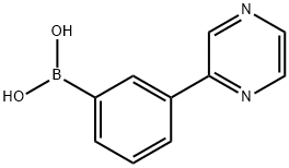 Boronic acid, B-[3-(2-pyrazinyl)phenyl]- Struktur