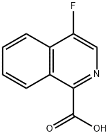 4-氟异喹啉-1-羧酸 结构式