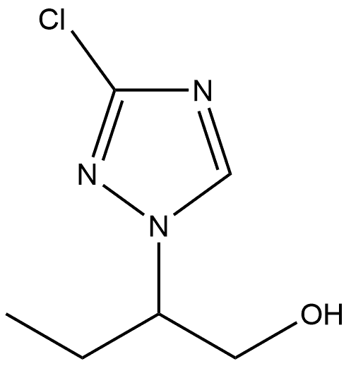 2-(3-chloro-1H-1,2,4-triazol-1-yl)butan-1-ol Structure