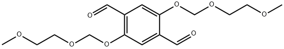 2,5-双((2-甲氧基乙氧基)甲氧基)对苯二甲酸甲醛 结构式