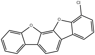 Benzo[2,1-b:3,4-b']bisbenzofuran, 1-chloro- Structure