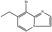 8-溴-7-乙基咪唑并[1,2-A]吡啶 结构式