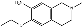 7-Isoquinolinamine, 6-ethoxy-1,2,3,4-tetrahydro-2-methyl- 结构式