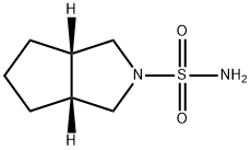 (3aR,6aS)-octahydrocyclopenta[c]pyrrole-2-sulfonamide 结构式