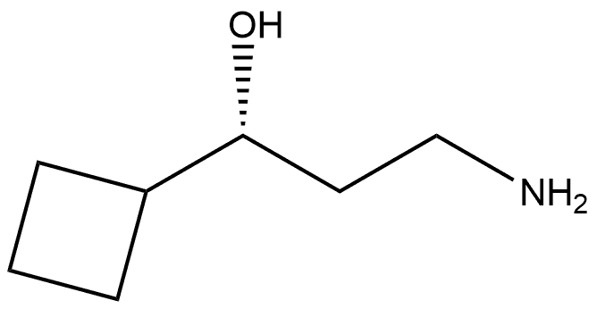 (1R)-3-amino-1-cyclobutylpropan-1-ol,2227830-74-0,结构式
