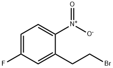 2-(2-bromoethyl)-4-fluoro-1-nitrobenzene 结构式