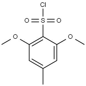 2,6-Dimethoxy-4-methylbenzenesulfonyl chloride Struktur