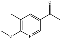1-(6-methoxy-5-methylpyridin-3-yl)ethan-1-one Struktur