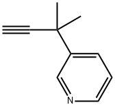 3-(2-甲基丁-3-炔-2-基)吡啶, 2229244-68-0, 结构式