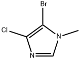 1H-Imidazole, 5-bromo-4-chloro-1-methyl- Struktur