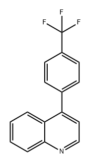 Quinoline, 4-[4-(trifluoromethyl)phenyl]- Struktur