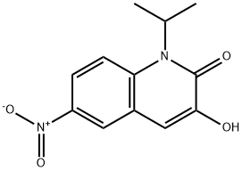 3-Hydroxy-1-(1-methylethyl)-6-nitro-2(1H)-quinolinone Structure