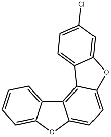 Benzo[1,2-b:4,3-b']bisbenzofuran, 3-chloro- Struktur