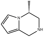 (4R)-4-methyl-1H,2H,3H,4H-pyrrolo[1,2-a]pyrazine 结构式