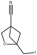 1-(碘甲基)-2-氧杂双环[2.1.1]己烷-4-甲腈 结构式