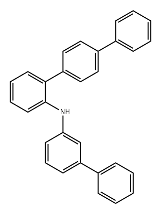 N-(2-对三联苯基)-N-(3-联苯基)胺, 2230885-94-4, 结构式