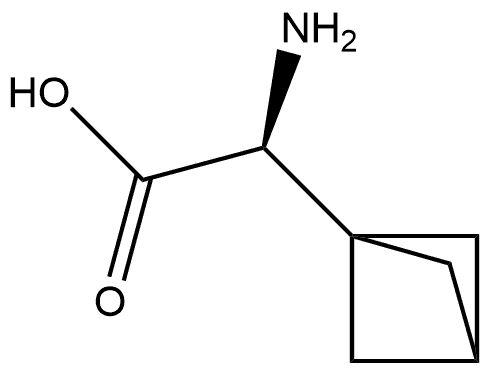 Bicyclo[1.1.1]pentane-1-acetic acid, α-amino-, (αS)- 结构式