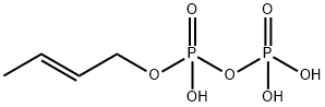Diphosphoric acid, mono-(2E)-2-buten-1-yl ester Structure