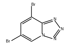 Tetrazolo[1,5-a]pyridine, 6,8-dibromo- Structure