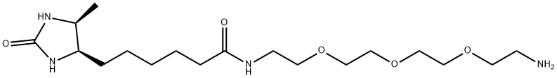 Desthiobiotin-PEG3-Amine 结构式