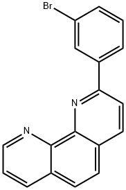 1,10-Phenanthroline, 2-(3-bromophenyl)- Structure