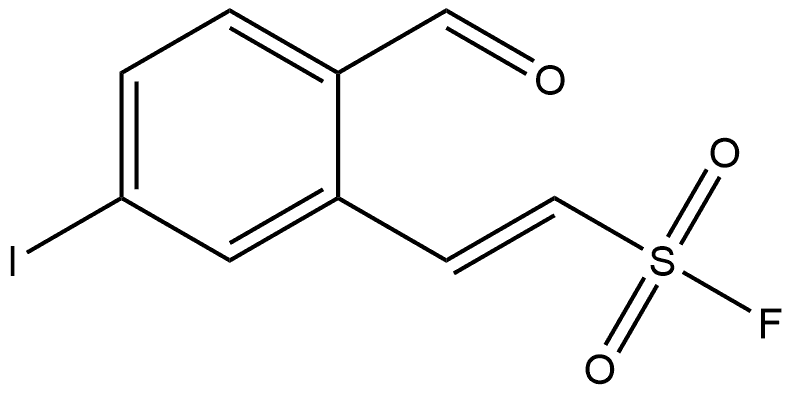 Ethenesulfonyl fluoride, 2-(2-formyl-5- Structure