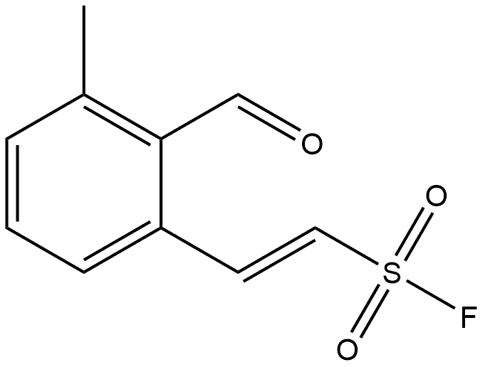 Ethenesulfonyl fluoride, 2-(2-formyl-3- Structure