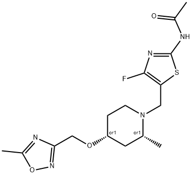 化合物 O-GLCNACASE-IN-4 结构式