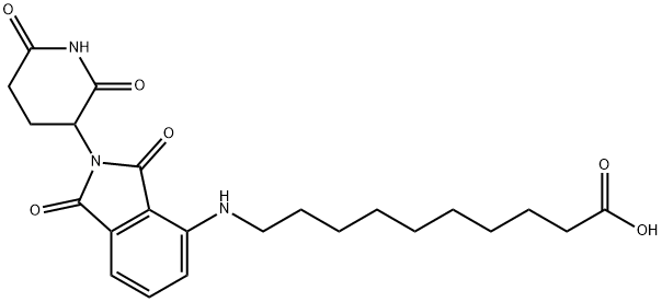 POMALIDOMIDE-C9-CO2H,2243000-24-8,结构式