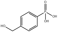 Phosphonic acid, P-[4-(hydroxymethyl)phenyl]- Structure