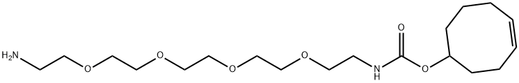 (4E)-TCO-PEG4-amine 化学構造式