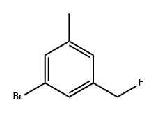 Benzene, 1-bromo-3-(fluoromethyl)-5-methyl- Structure