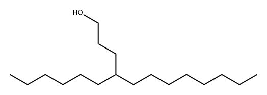1-Dodecanol, 4-hexyl- Structure