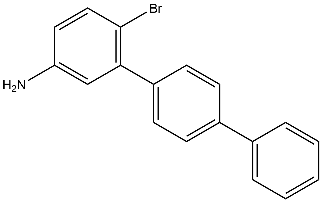6-溴[1,1′:4′,1′-三苯基]-3-胺, 2244446-29-3, 结构式