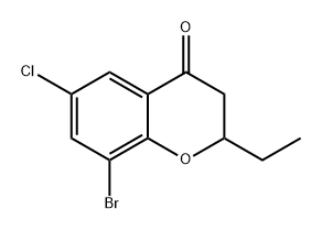 2245254-28-6 4H-1-Benzopyran-4-one, 8-bromo-6-chloro-2-ethyl-2,3-dihydro-