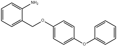 Benzenamine, 2-[(4-phenoxyphenoxy)methyl]- Struktur