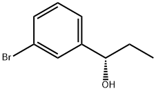 (S)-α-(3'-broMophenyl)propanol 化学構造式