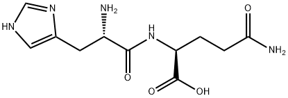 L-Glutamine, L-histidyl- 结构式