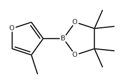 1,3,2-Dioxaborolane, 4,4,5,5-tetramethyl-2-(4-methyl-3-furanyl)- Struktur