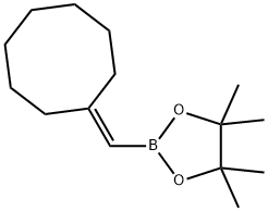 2-(cyclooctylidenemethyl)-4,4,5,5-tetramethyl-1,3, 2-dioxaborolane Structure