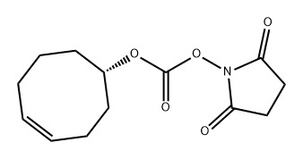 Carbonic acid, (1S)-4-cycloocten-1-yl (2,5-dioxo-1-pyrrolidinyl) ester Structure