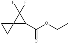 Ethyl 2,2-difluorospiro[2.2]pentane-1-carboxylate 结构式