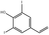 2,6-二碘-4-乙烯基苯酚 结构式