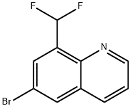 6-bromo-8-(difluoromethyl)quinoline Structure