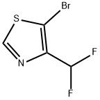5-bromo-4-(difluoromethyl)-1,3-thiazole Structure
