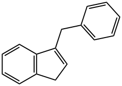 1H-Indene, 3-(phenylmethyl)- Structure