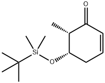 2-Cyclohexen-1-one, 5-[[(1,1-dimethylethyl)dimethylsilyl]oxy]-6-methyl-, (5S,6S)-