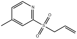 2-(Allylsulfonyl)-4-methylpyridine Struktur