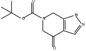 6H-Pyrazolo[3,4-c]pyridine-6-carboxylic acid, 1,4,5,7-tetrahydro-4-oxo-, 1,1-dimethylethyl ester,2251813-03-1,结构式
