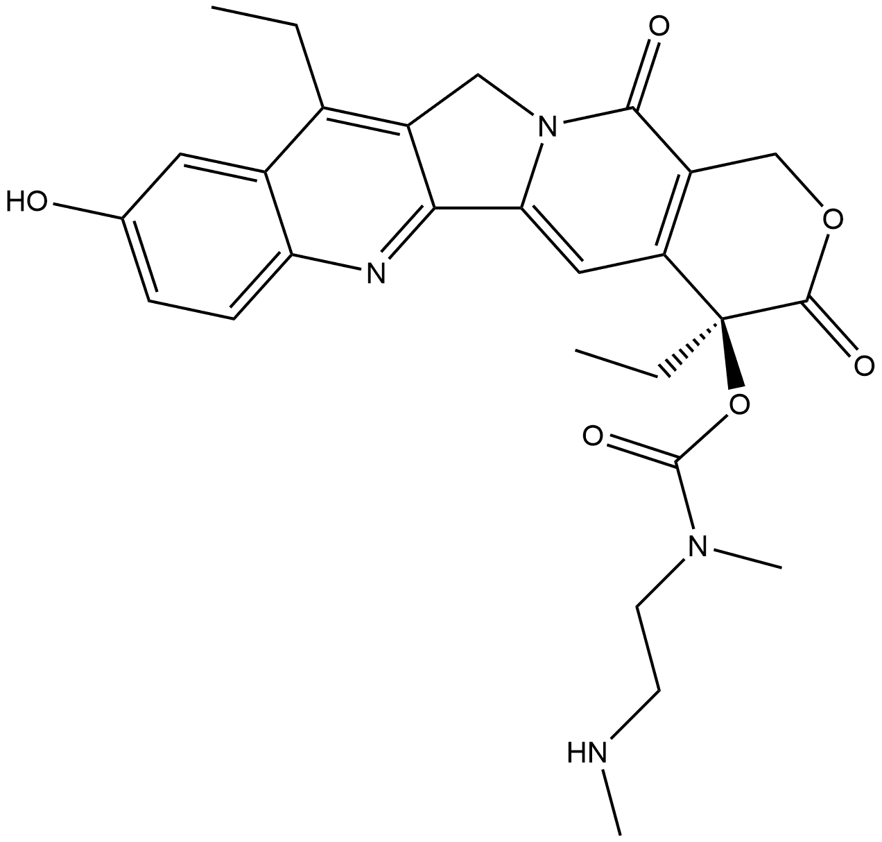 甲基[2-(甲氨基)乙基]氨基甲酸[(S)-4,11-二乙基-9-羟基-3,14-二氧代-3,4,12,14-四氢-1H-吡喃并[3